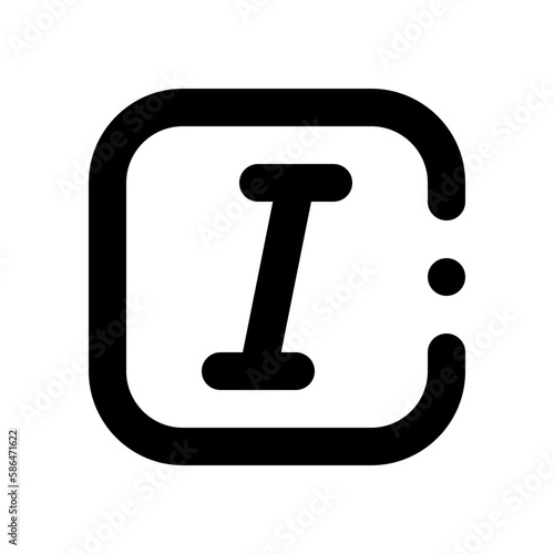 italic