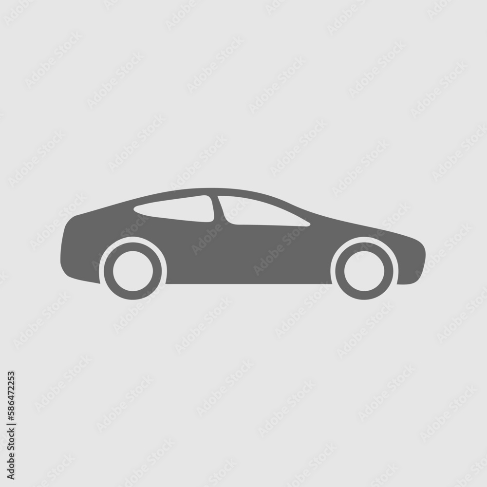 Car icon. Speed symbol. Vector illustration EPS 10