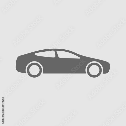 Car icon. Speed symbol. Vector illustration EPS 10