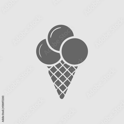 Ice cream vector icon esp 10.