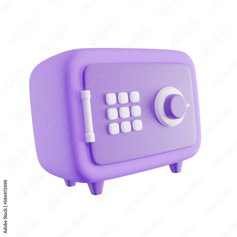 safebox 3d icon safebox 3d icon