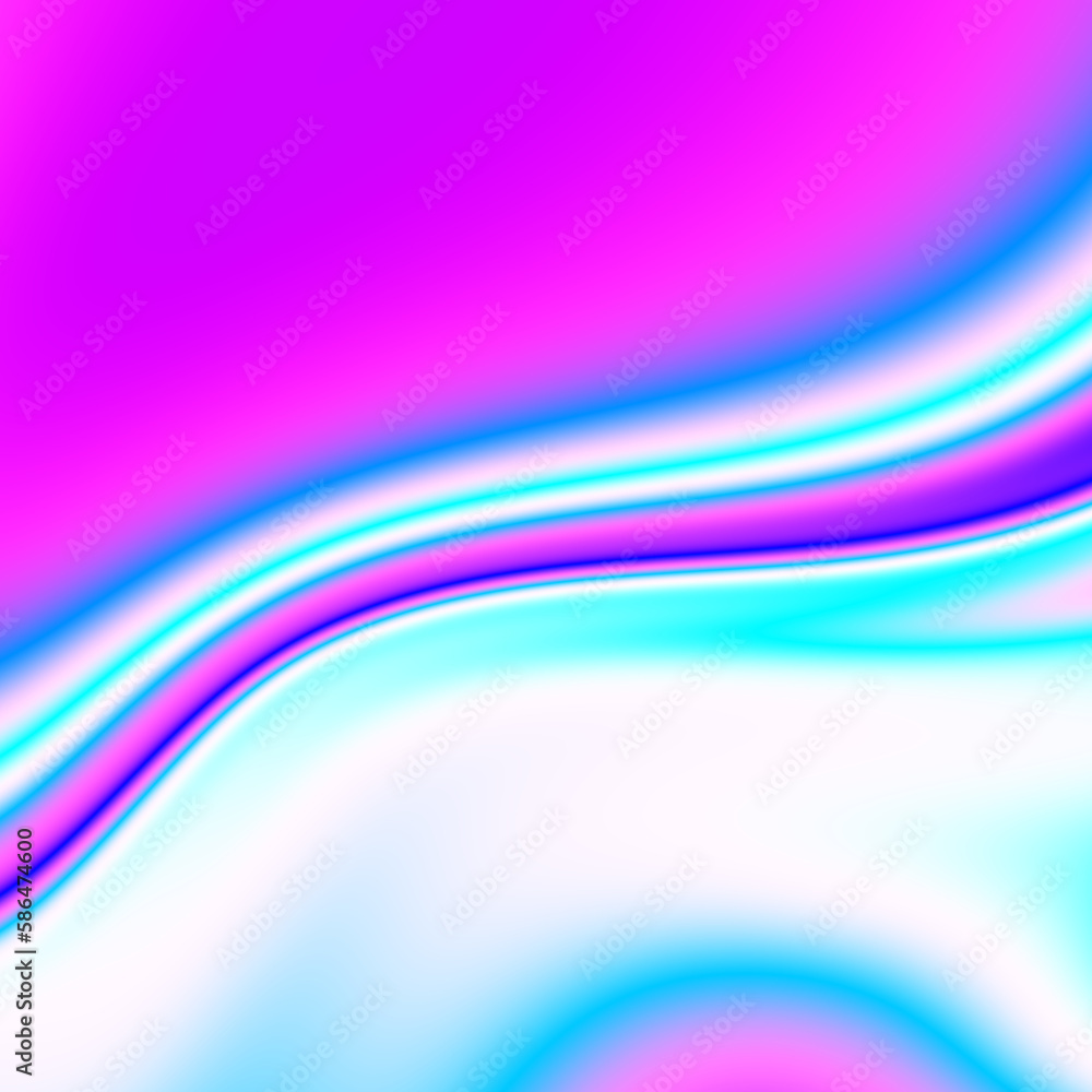 Fototapeta premium Rainbow light prism effect, transparent background. Holographic reflection, crystal flare leak shadow overlay. Vector illustration of abstract blurred iridescent light background