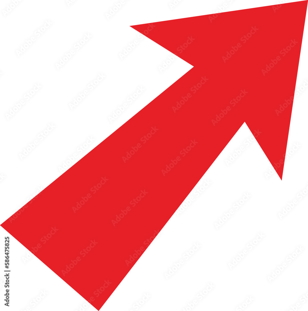 Red arrow Right vector Direction isolated on a white background Red arrow Right vector Direction isolated on a white background