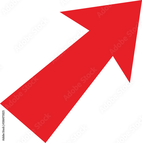 Free Download Red arrow Right vector Direction isolated on a white background - GFXLoad