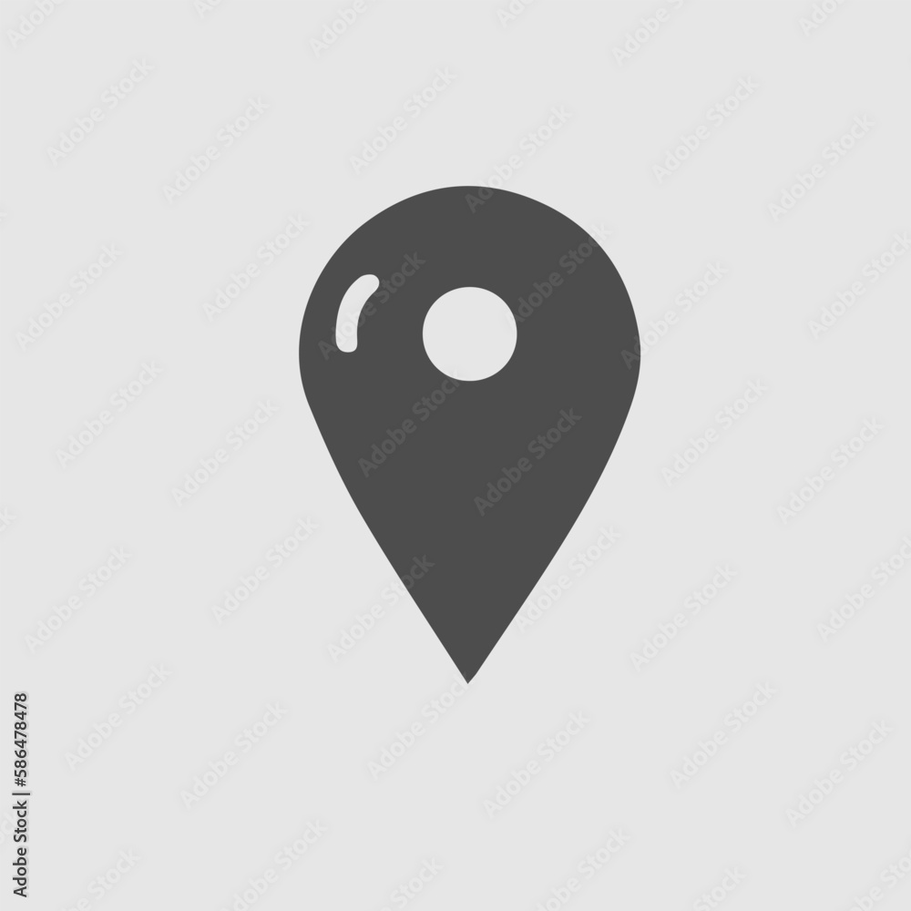 Map pointer vector icon eps 10. Mark symbol. Marker sign. Map pointer vector icon eps 10. Mark symbol. Marker sign.