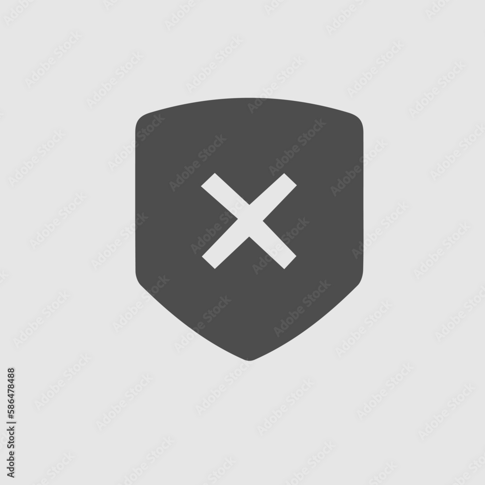 Obraz premium X mark vector icon eps 10. Remove symbol. Delete sign.