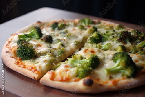 Assorted types of italian pizzas photo