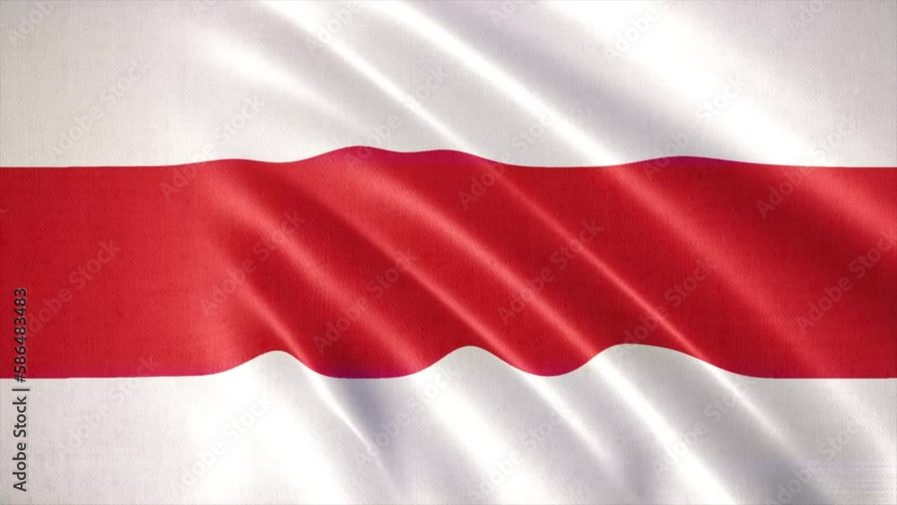 Realistic waving flag of Belarus Animation. 4K Realistic waving flag of Belarus Animation. 4K