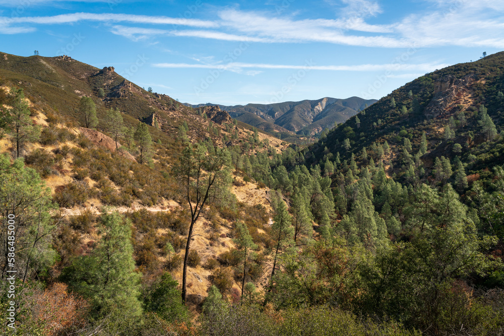 Overlook at Pinnacles National Park on a Summer Day