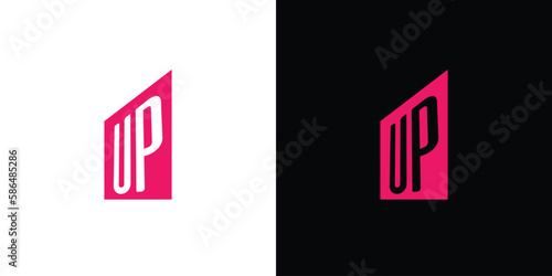 Simple and modern Up logo design 4
