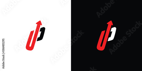 Simple and modern Up logo design 5