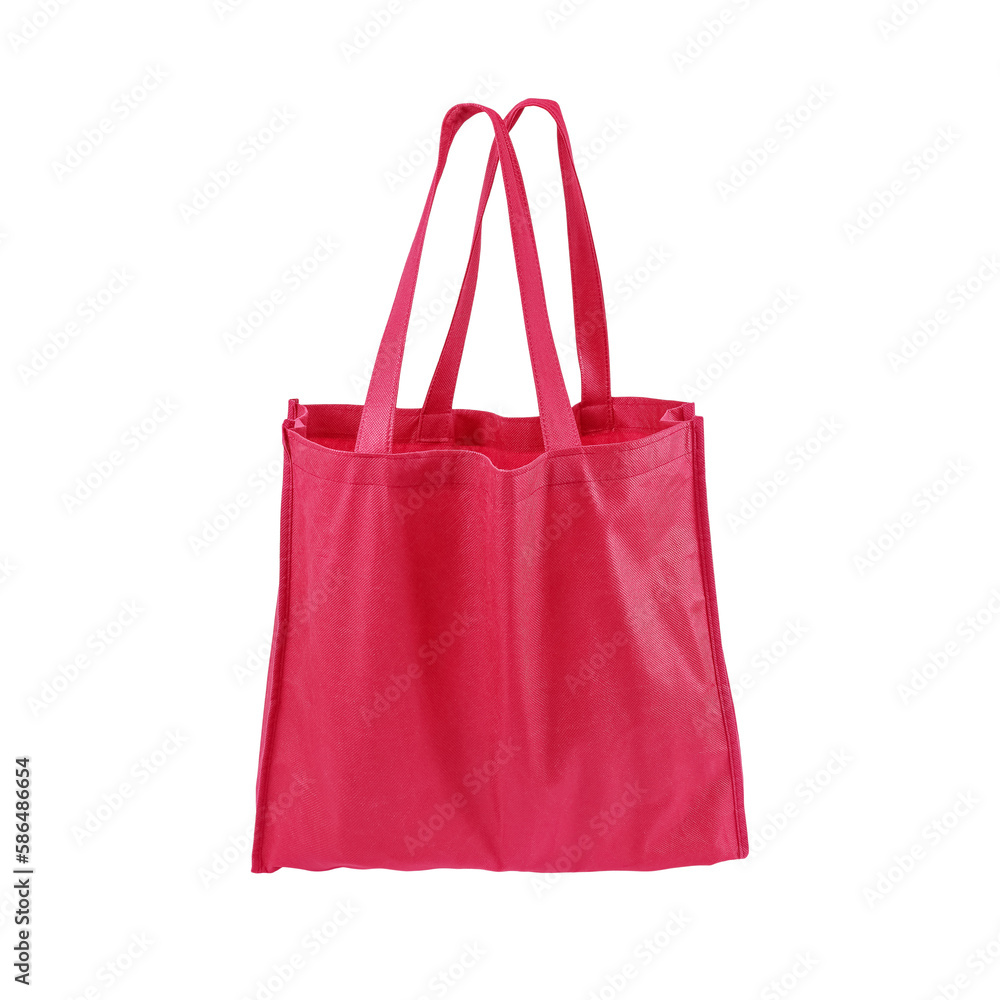 blue cloth bag with isolated white background,clipping path included use for graphic design. blue cloth bag with isolated white background,clipping path included use for graphic design.
