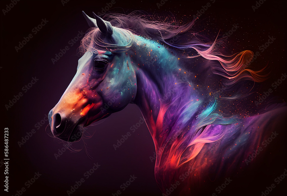 Spirit Animal - Horse, Generative AI