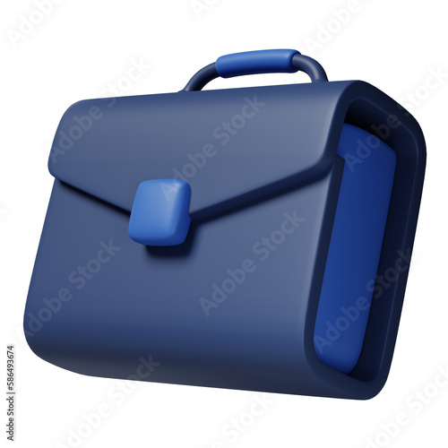 Dad Bag 3d illustration