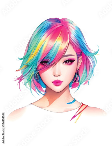 Asian beauty star girl