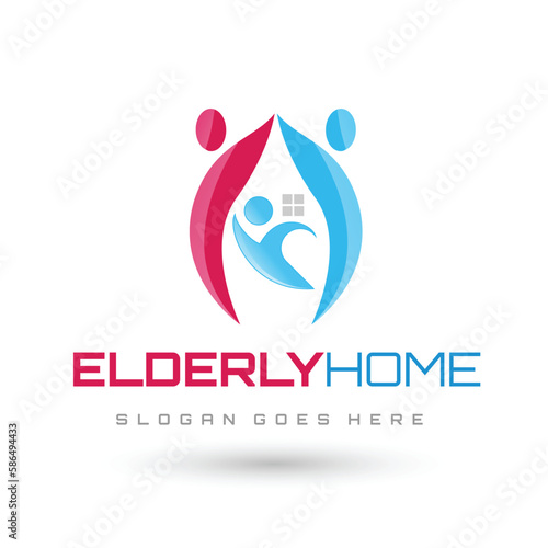 Elderly care logo design best logo