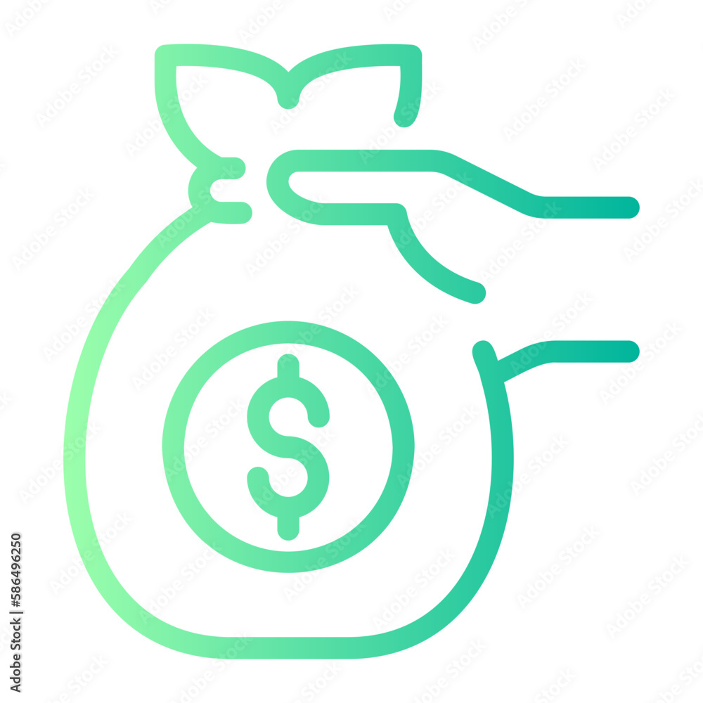 capital gradient icon