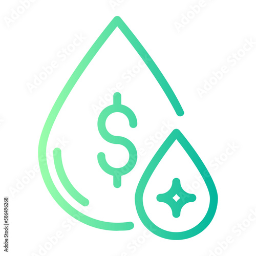 liquidity gradient icon