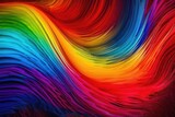 colorful abstract background with flowing lines. Generative AI