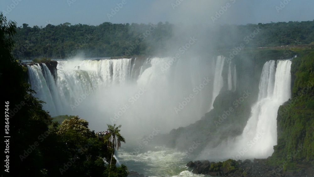 View of Iguazu Falls, Argentina View of Iguazu Falls, Argentina