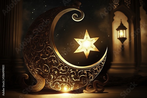 ramadhan kareem star moon light