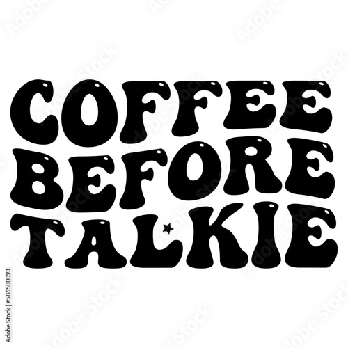 Retro Coffee T-shirt Design, Vector