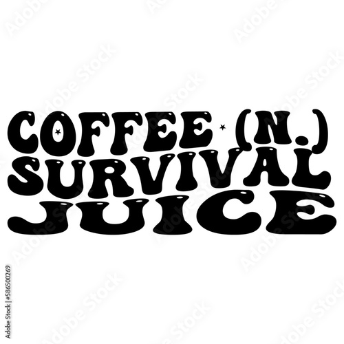 Retro Coffee T-shirt Design, Vector