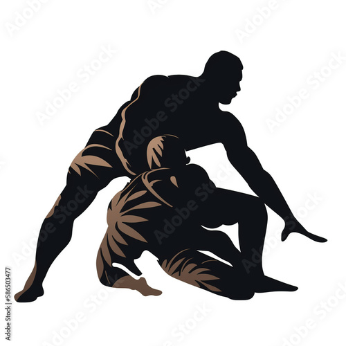 wrestling, silhouette, couple, people, sport, vector, dance, woman, illustration, love, black, dancing, family, body, silhouettes, child, athlete, mother, dancers, boy