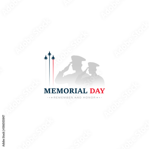 US Memorial Day vector illustration