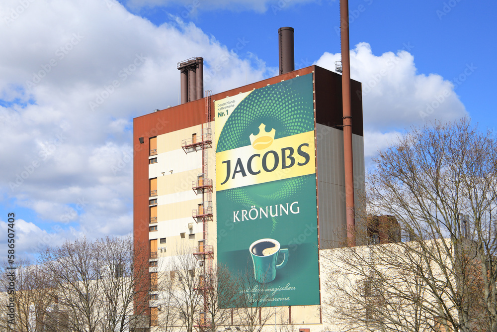 Jacobs Douwe Egberts (JDE) Berlin plant, Jacobs coffee roaster along