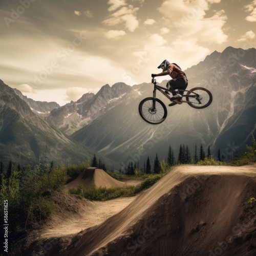 mountain bike rider © Zachary