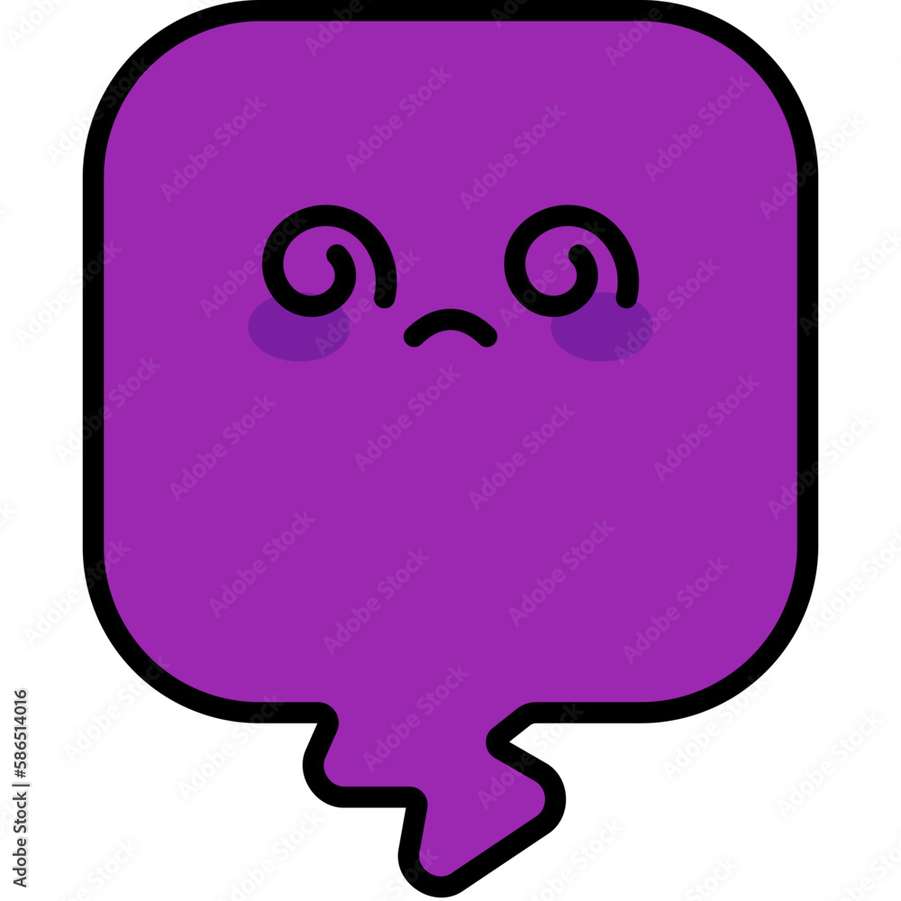 speech outline color icon speech outline color icon