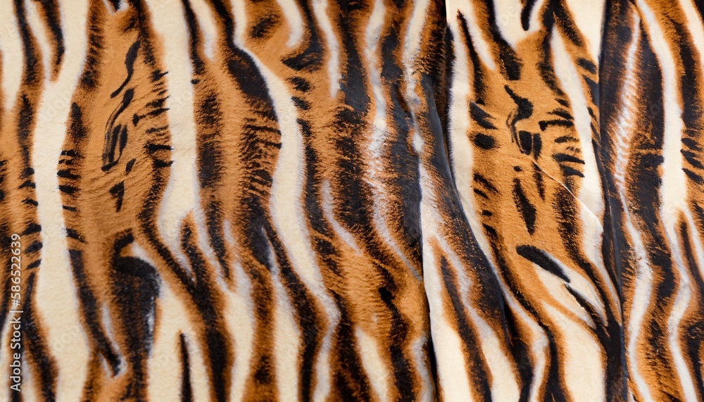 Tiger Print Fabric Texture Tiger Print Fabric Texture