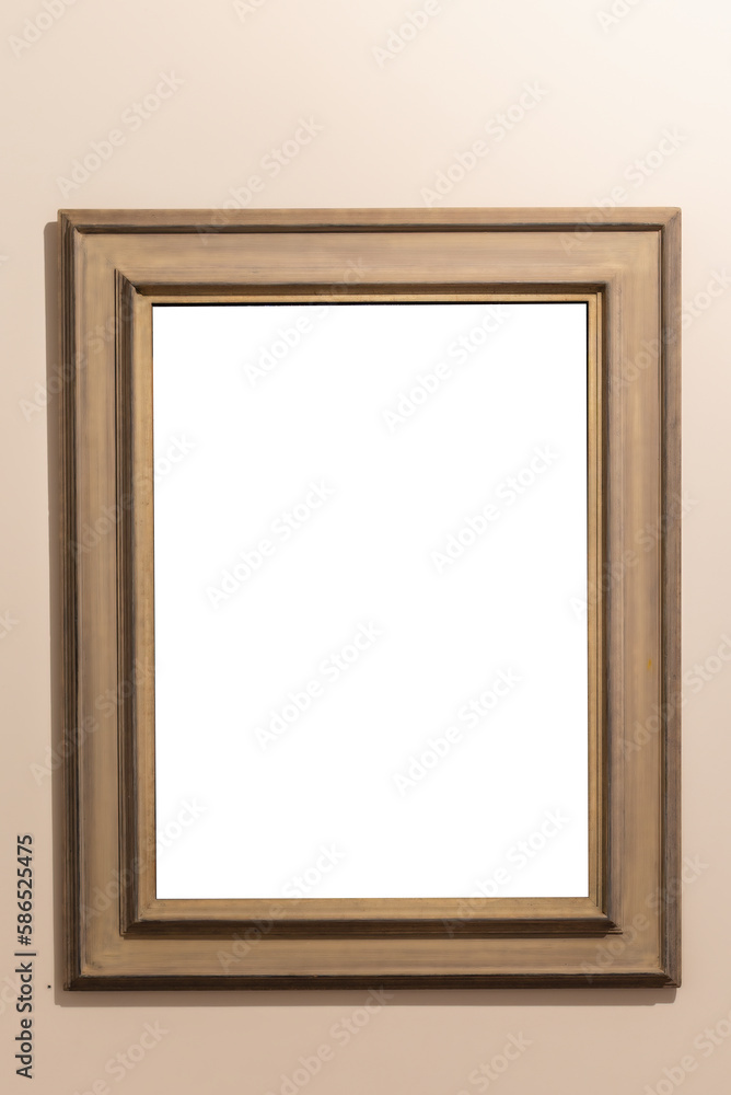 Old wooden empty picture frame Old wooden empty picture frame