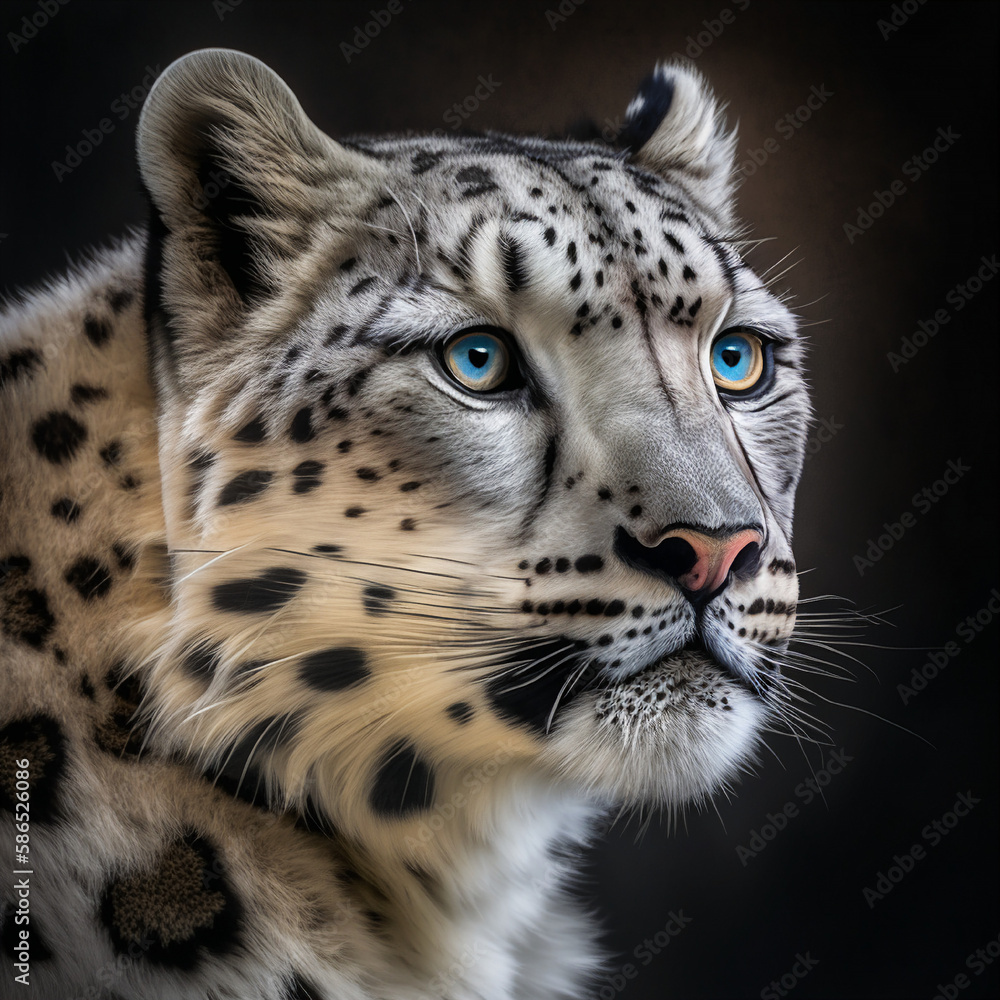 Fototapeta premium portrait of a leopard
