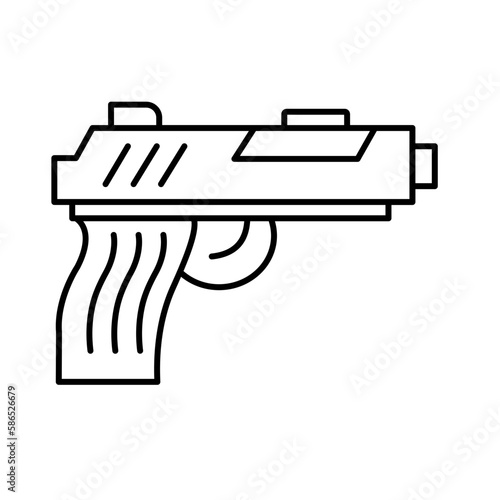 Gun Vector Icon

