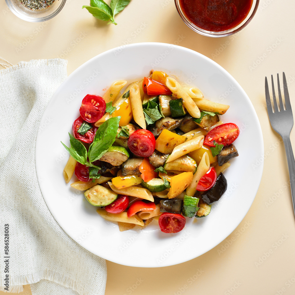 Ratatouille pasta salad Ratatouille pasta salad