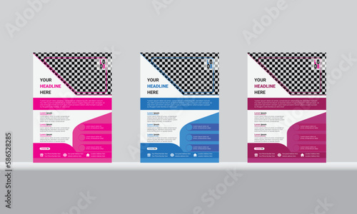Modern business flyer design