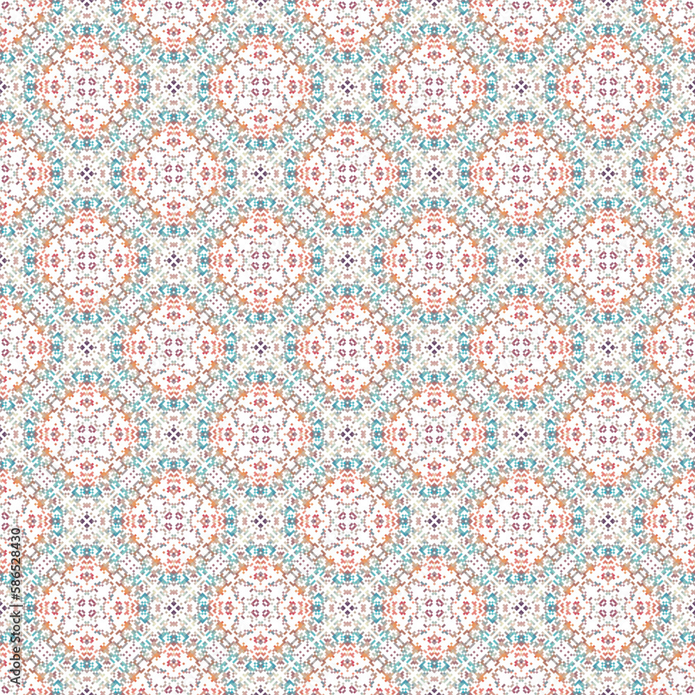 Abstract tiles seamless pattern. Cloth design, wallpaper. Abstract tiles seamless pattern. Cloth design, wallpaper.