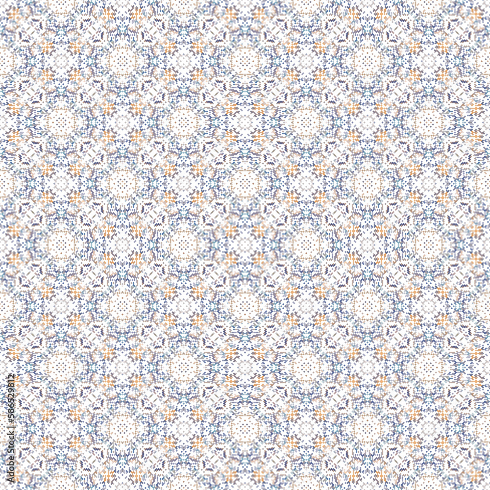 Abstract tiles seamless pattern. Cloth design, wallpaper. Abstract tiles seamless pattern. Cloth design, wallpaper.