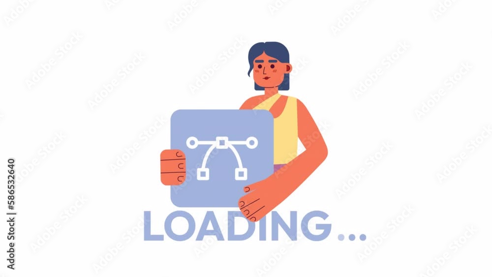Animated web designer loader. Flash message 4K video footage. Digital artist. Color isolated loading wait-animation progress indicator with alpha channel transparency for UI, UX web design Animated web designer loader. Flash message 4K video footage. Digital artist. Color isolated loading wait-animation progress indicator with alpha channel transparency for UI, UX web design