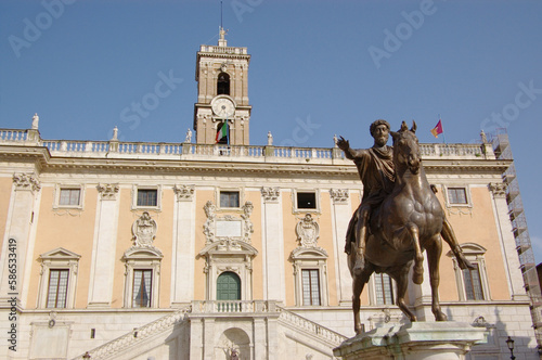 statue of Neron imperior in Rome  photo