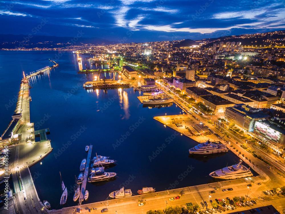 Rijeka by night
