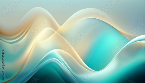 Wallpaper Mural Abstract Background. Abstract Light Background. Abstract 3D Background. Abstract Fluid Wave 3D Background. Gradient design element for backgrounds, banners, wallpapers, posters and covers. Torontodigital.ca