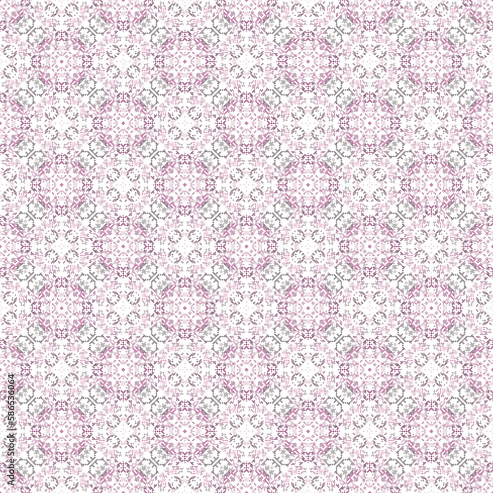 Geometric ethnic oriental pattern traditional on white background.