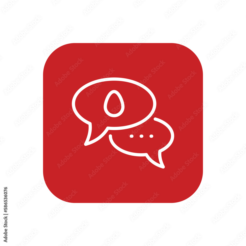 Chat icon vector stock. Chat icon vector stock.