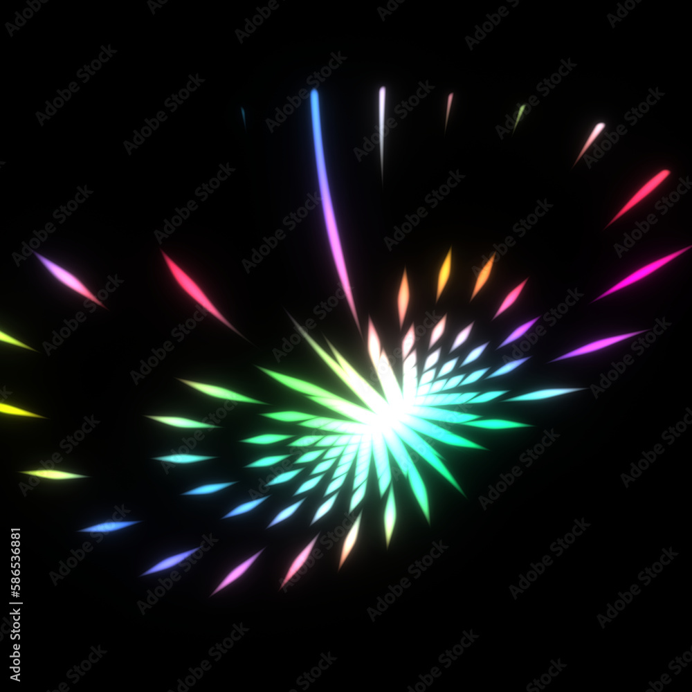 abstract rainbow neon glowing lines abstract rainbow neon glowing lines