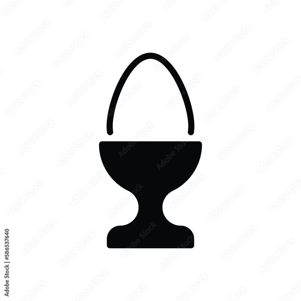 Boiled Egg icon vector stock. Boiled Egg icon vector stock.