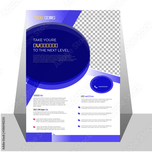 modern business flyer template, abstract business flyer and creative design
, IT company flyer and editable vector template design Business Flyer Corporate Flyer Template Geometric shape Flyer Circle 