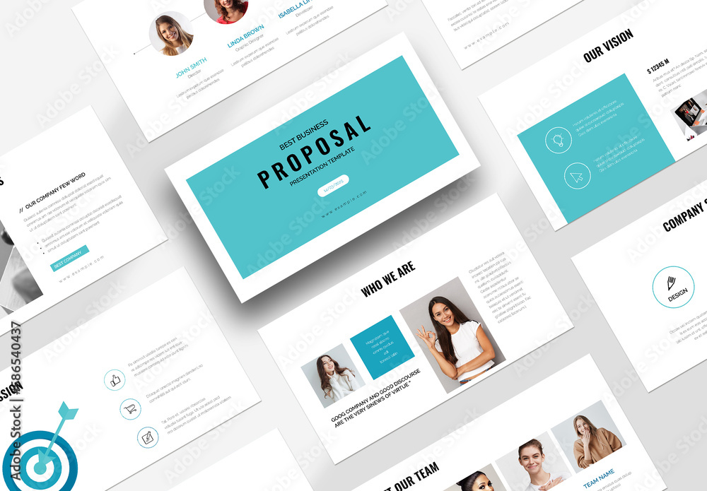 Program Proposal Stock Images Business Proposal Presentation Stock Template | Adobe Stock
